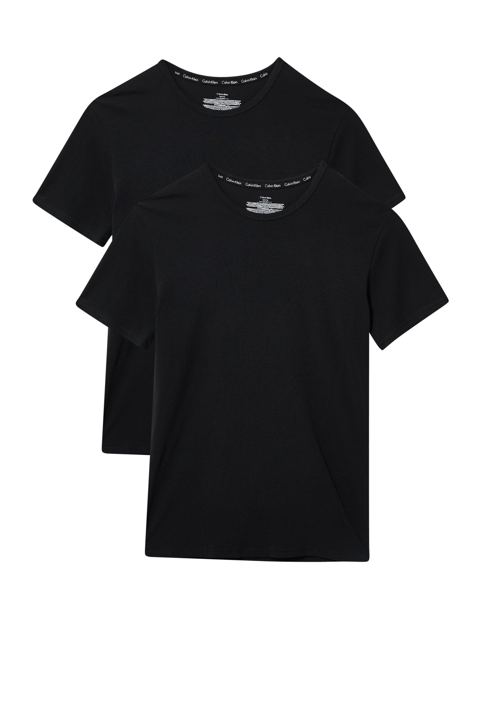 Calvin klein plain black t sales shirt